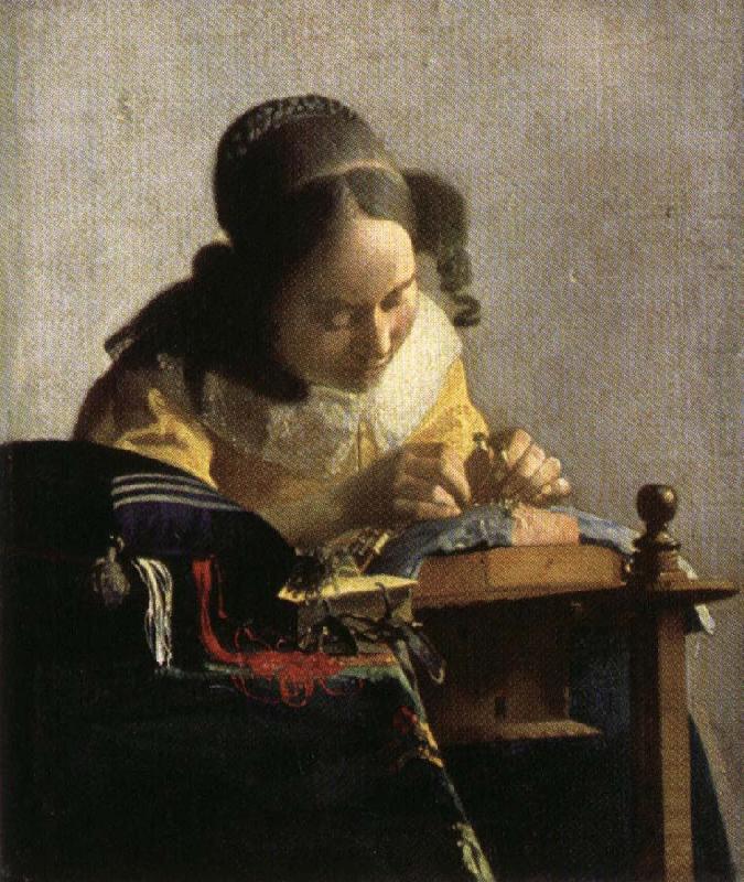 Jan Vermeer The Lacemaker china oil painting image